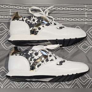 Voile Blanche Floral Print Sneakers Size EU39 (US 8.5)